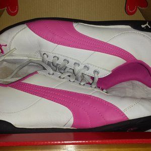 Puma RepliCat III White/Pink Eco Ortholite Shoes